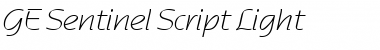 Download GE Sentinel Script Light Font Title Preview