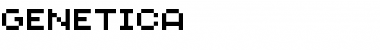 Download Genetica Regular Font Title Preview