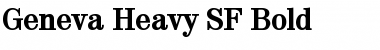 Download Geneva Heavy SF Bold Font Title Preview