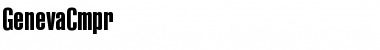 Download GenevaCmpr Bold Font Title Preview