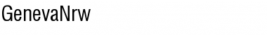 Download GenevaNrw Regular Font Title Preview