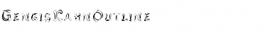 Download GengisKahnOutline Regular Font Title Preview