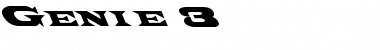 Download Genie 3 Regular Font Title Preview