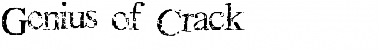 Download Genius of Crack Normal Font Title Preview