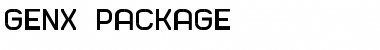 Download Genx Package Regular Font Title Preview