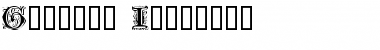 Download Genzsch Initials Regular Font Title Preview