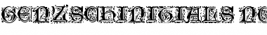Download GenzschInitials Regular Font Title Preview