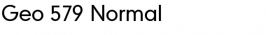 Download Geo 579 Normal Font Title Preview