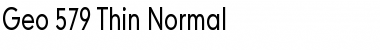 Download Geo 579 Thin Normal Font Title Preview
