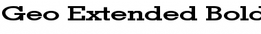 Download Geo Extended Bold Font Title Preview