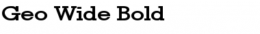 Download Geo Wide Bold Font Title Preview