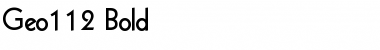 Download Geo112 Bold Font Title Preview