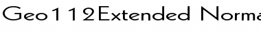 Download Geo112Extended Normal Font Title Preview