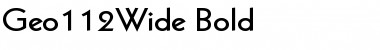 Download Geo112Wide Bold Font Title Preview
