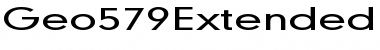 Download Geo579Extended Normal Font Title Preview