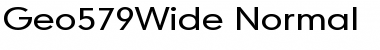 Download Geo579Wide Normal Font Title Preview