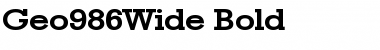 Download Geo986Wide Bold Font Title Preview