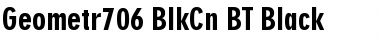 Download Geometr706 BlkCn BT Black Font Title Preview