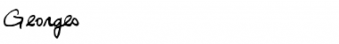 Download Georges Georges Font Title Preview