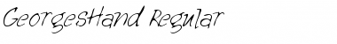 Download GeorgesHand Regular Font Title Preview