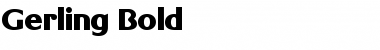 Download Gerling Bold Font Title Preview