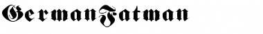 Download GermanFatman Regular Font Title Preview