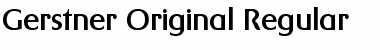 Download Gerstner BQ Regular Font Title Preview