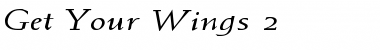 Download Get Your Wings 2 Regular Font Title Preview