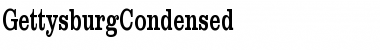 Download GettysburgCondensed Regular Font Title Preview