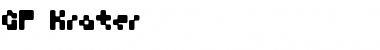 Download GF Krater Normal Font Title Preview