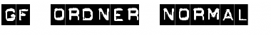 Download GF Ordner Normal Normal Font Title Preview