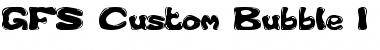 Download Bubble 1 om Bubble 1 Font Title Preview