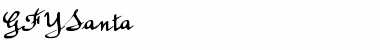 Download GFYSanta Regular Font Title Preview