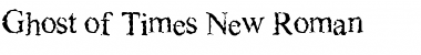 Download Ghost of Times New Roman Medium Font Title Preview