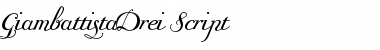 Download GiambattistaDrei Script Font Title Preview