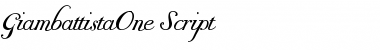 Download GiambattistaOne Script Font Title Preview