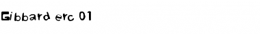 Download Gibbard_erc_01 Regular Font Title Preview