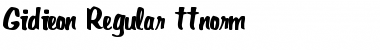Download Gidieon Regular Font Title Preview