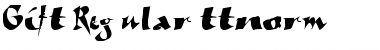 Download Gift Regular Font Title Preview
