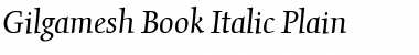 Download Gilgamesh Book Italic Regular Font Title Preview