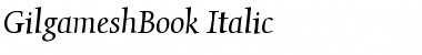 Download GilgameshBook Italic Font Title Preview