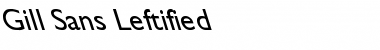 Download Gill Sans Leftified Regular Font Title Preview