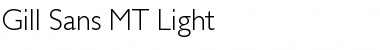 Download Gill Sans MT Light Regular Font