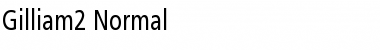 Download Gilliam2 Normal Font Title Preview