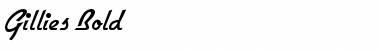 Download Gillies Bold Font Title Preview