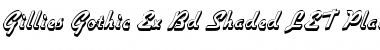 Download Gillies Gothic Ex Bd Shaded LET Plain Font Title Preview
