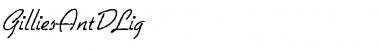 Download GilliesAntDLig Regular Font Title Preview