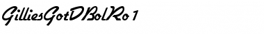 Download GilliesGotDBolRo1 Regular Font Title Preview