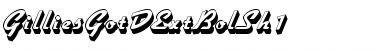 Download GilliesGotDExtBolSh1 Regular Font Title Preview
