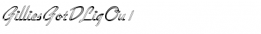 Download GilliesGotDLigOu1 Regular Font Title Preview